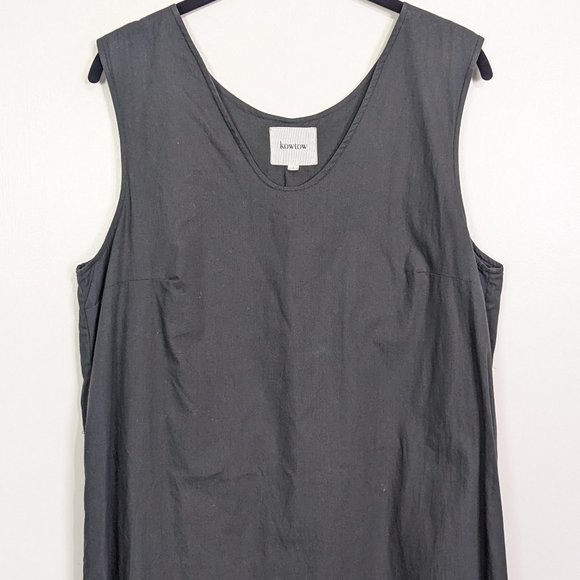 Kowtow Midi Sleeveless Shift Dress Size L - Picture 2 of 9